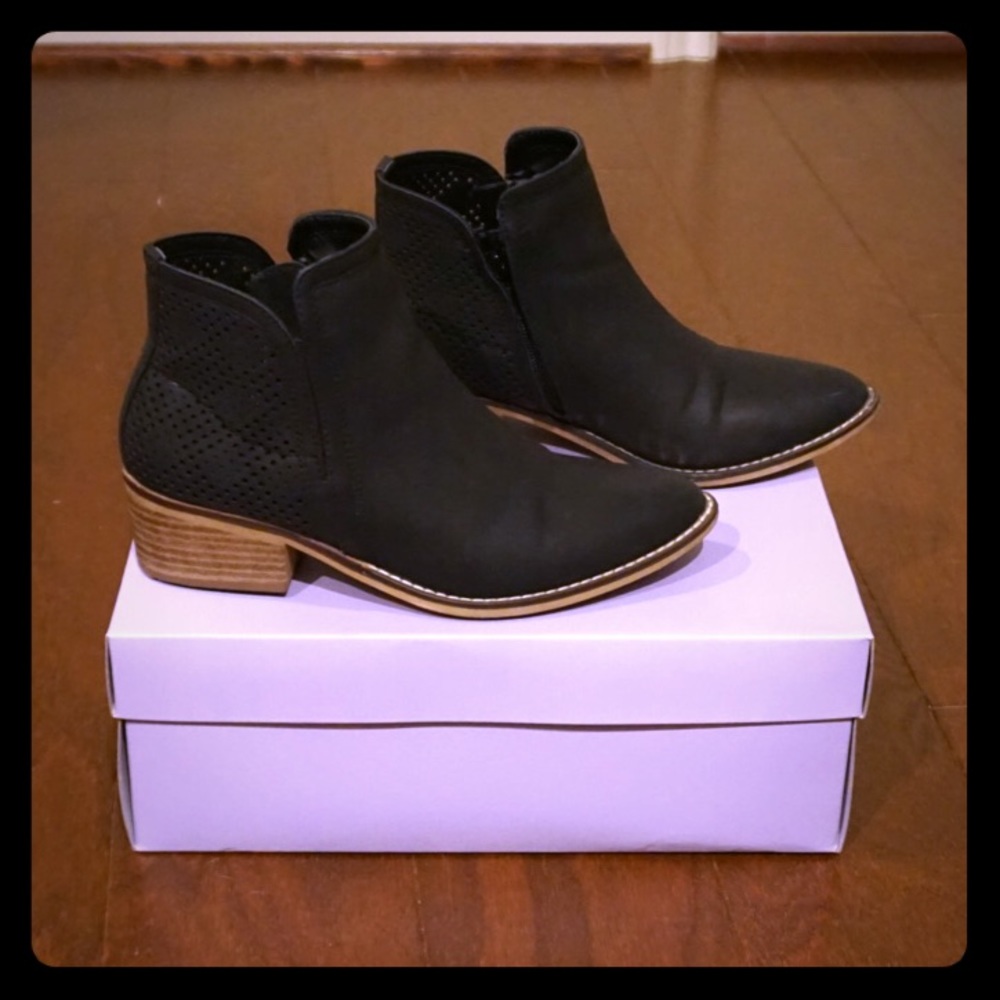 Madden Girl Black Booties